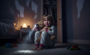 کودک با فوبیا تاریکی